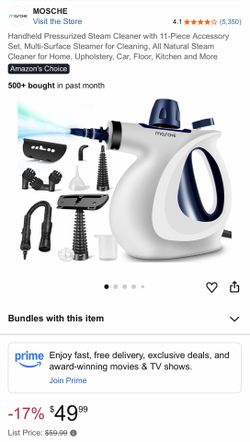 Mosche pressurized steam cleaner