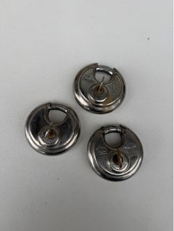 High-Security Stainless Steel Discus Padlocks