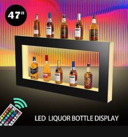 LED Lighted Bottle Display, 48" Lighted Display. $75.00 FIRM!!