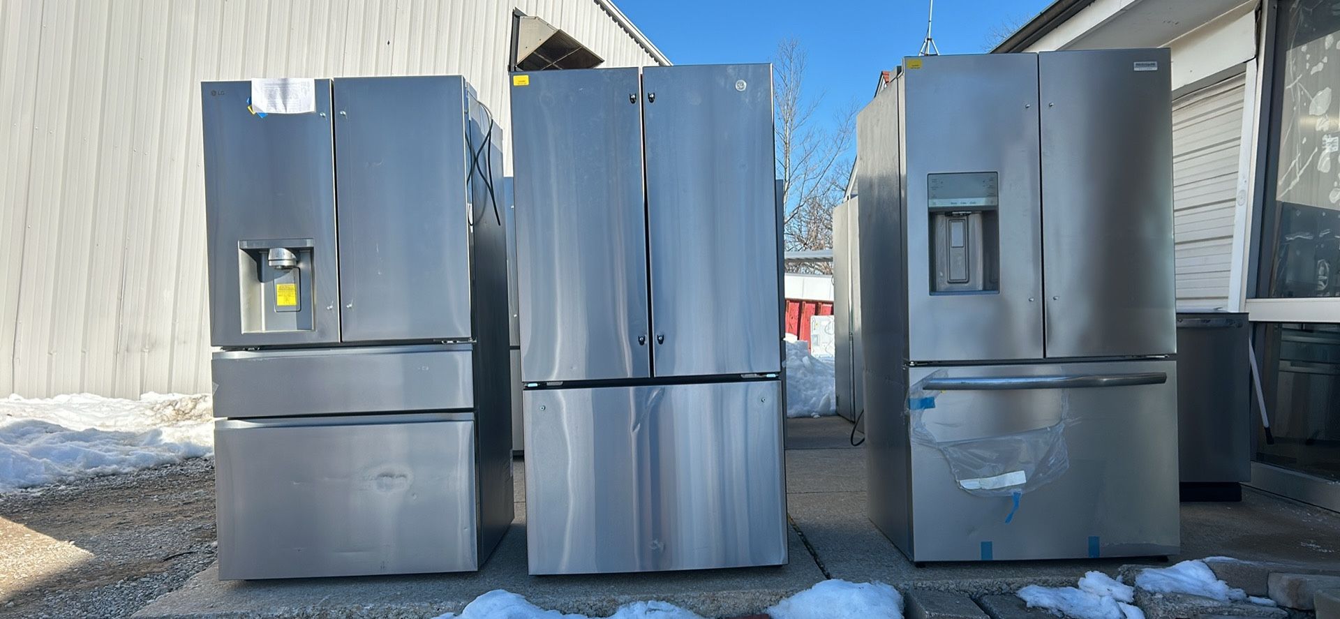 Scratch And Dent New Refrigerator $899 And Up With Warranty