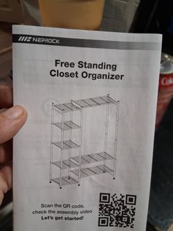 Neprock Free Standing Closet Organizer