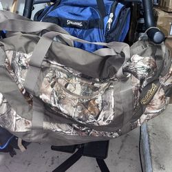 Huge 4 X L duffle bag arm fatigue brown 