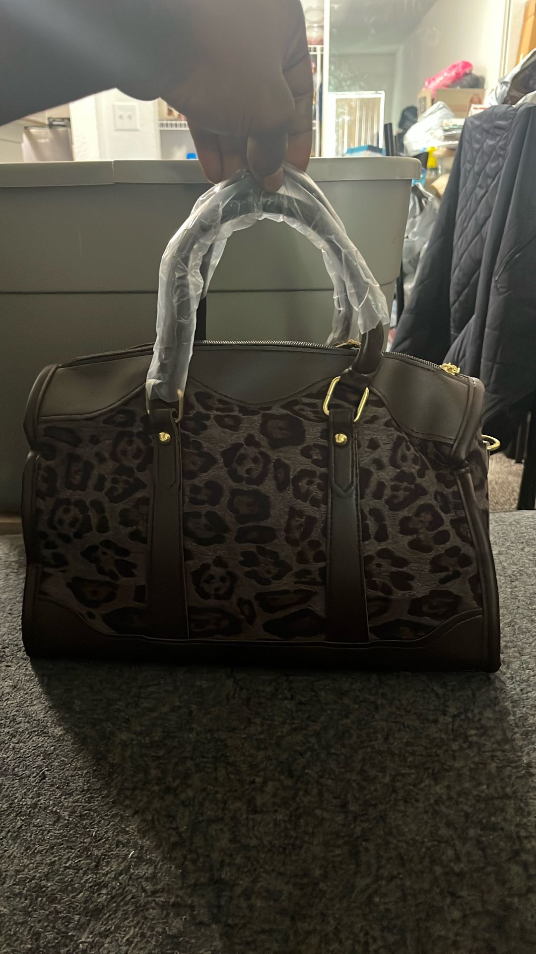 Leopard Print Handbag/CrossBody bag