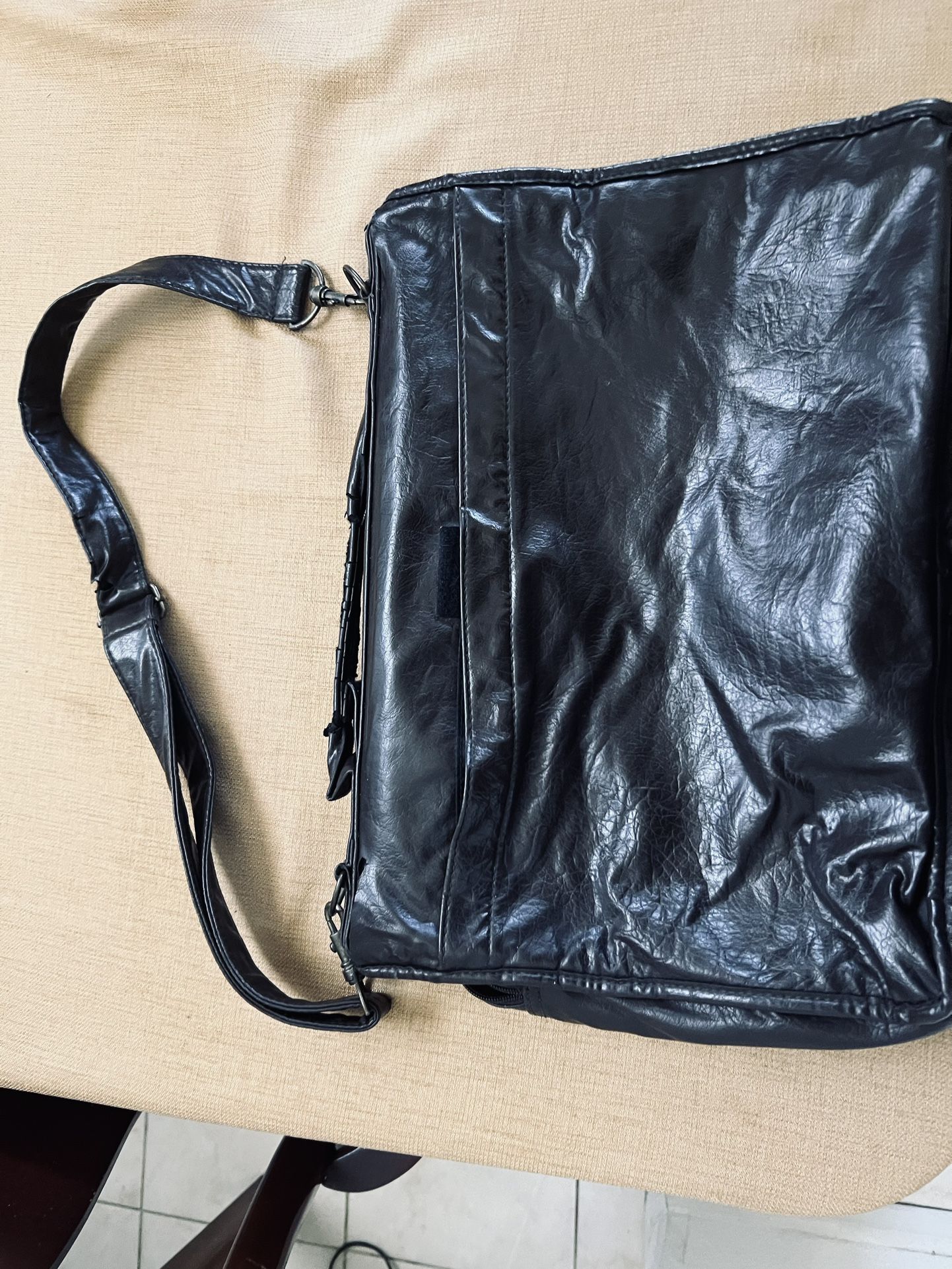Leather Messenger Bag