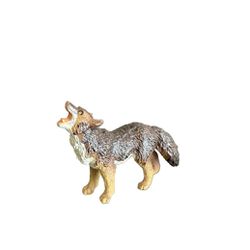 Vintage Safari Ltd Howling Wolf Animal Figure