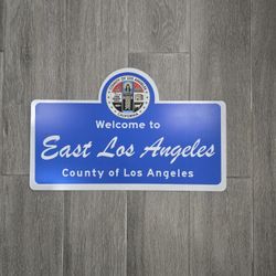 East L.A Aluminum Reflective Street Sign 