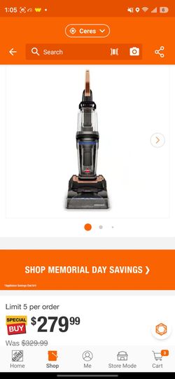 BISSELL
Revolution HydroSteam Upright Carpet Cleaner