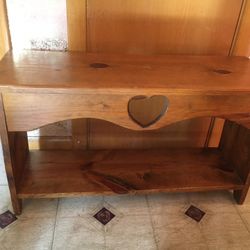 Cute Bench 31 With Shelf 31 L X11 W X18 H