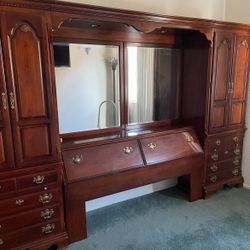 Free: Queen Head Board With Dresser and Storge