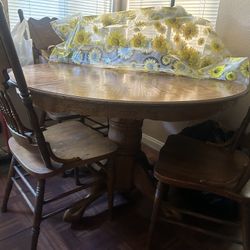Heavy Duty Wooden Vintage Dining Table