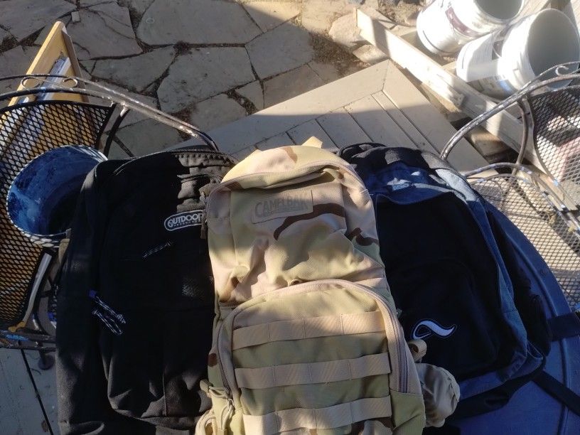 Three Backpacks