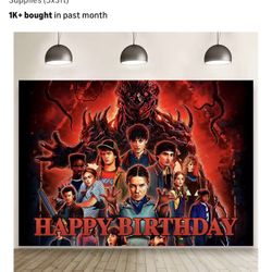 Stranger Things Birthday Decor 