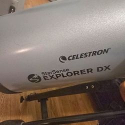 Celestron StarSense Explorer DX 130AZ Smartphone App-Enabled Newtonian Reflector Telescope with Eye Pieces