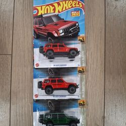  Hotwheels 95 Jeep Cherokee $3 each (Trade) Looking For Chevy Trucks