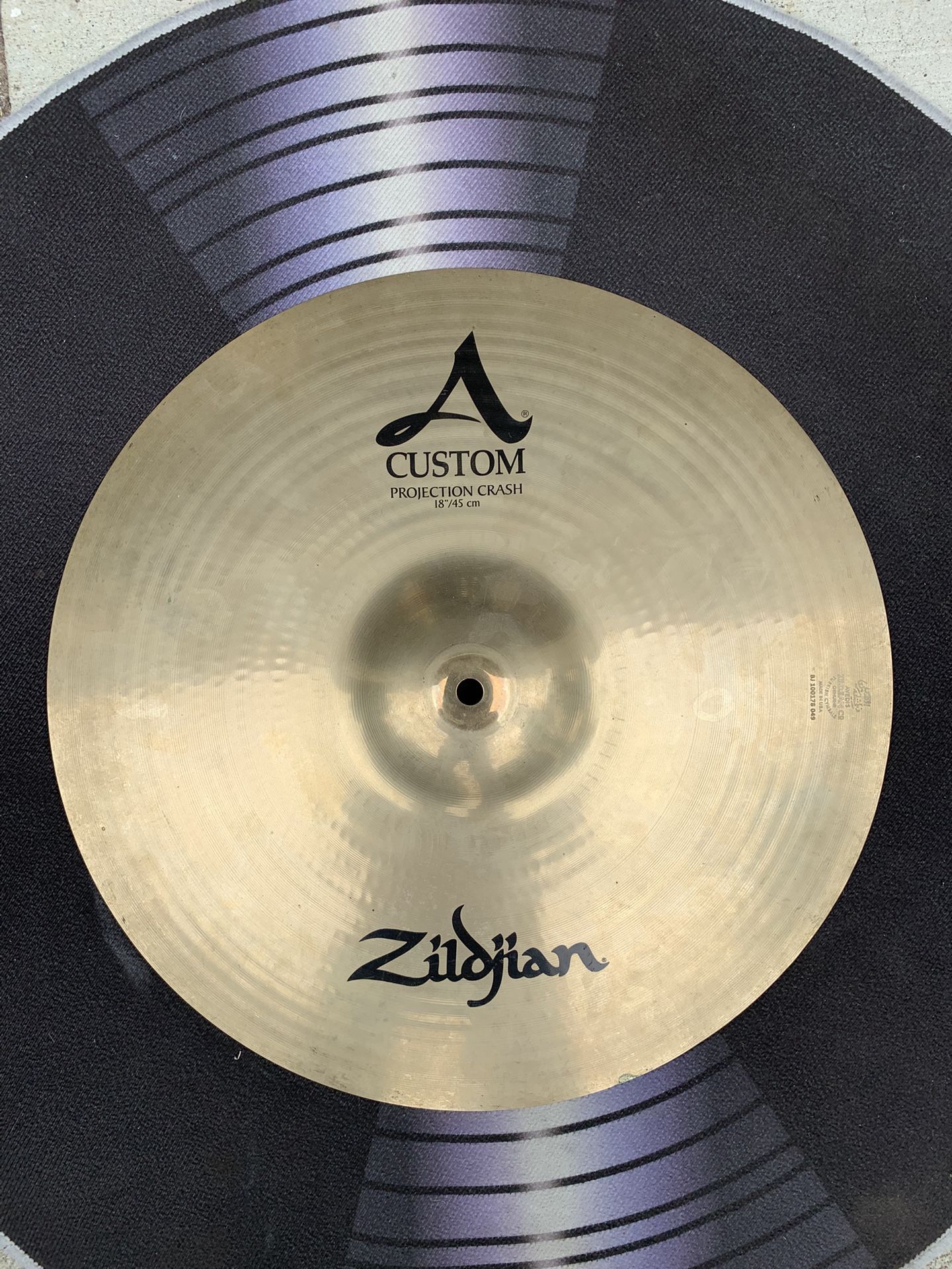 Zildjian A Custom Series 18” Projection Crash Drum Cymbal Retails for $389