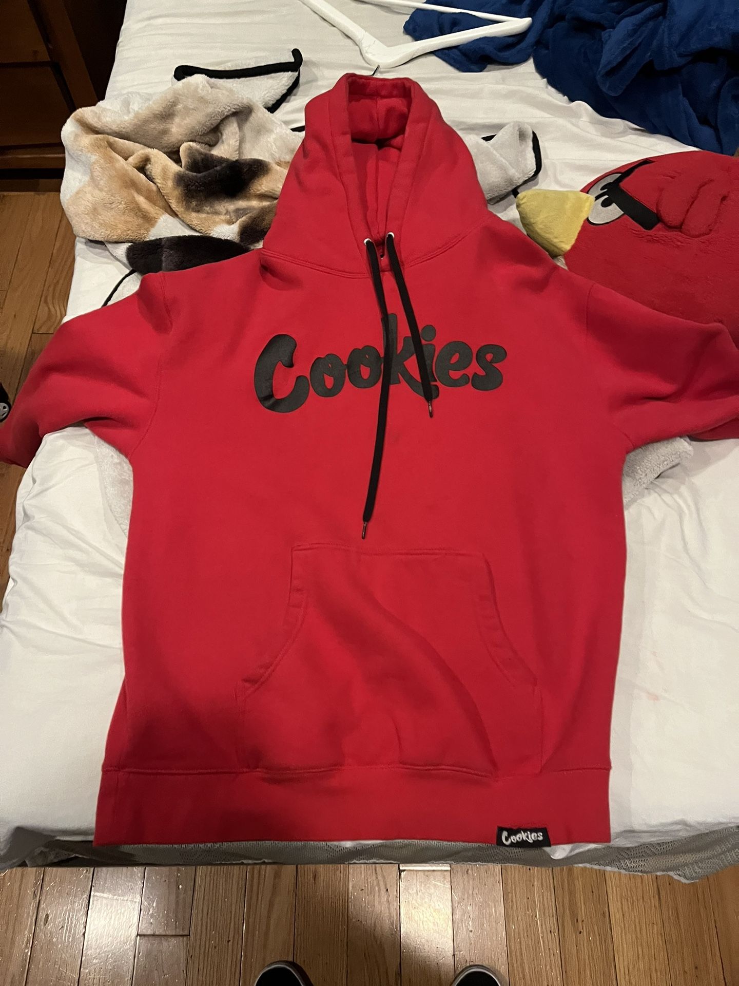 Red cookies hotsell hoodie