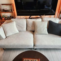 Waffle Sofa Beige / 3 Seater. Luxury Minimalistic Style