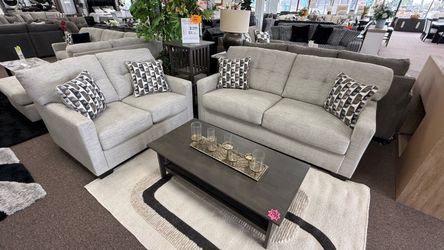 2 PC SOFA AND LOVESEAT