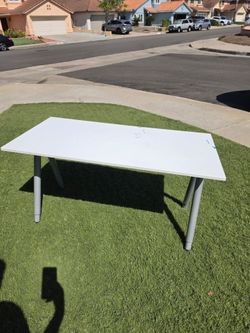 White desk