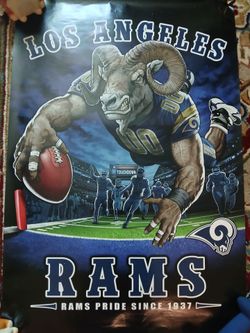 Los Angeles rams poster