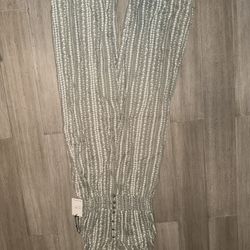 Green And White Romper New With Tags Medium