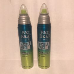 2 TIGI Bed Head Masterpiece Extra Strong Hold Hairspray 10.3 fl oz ea NEW