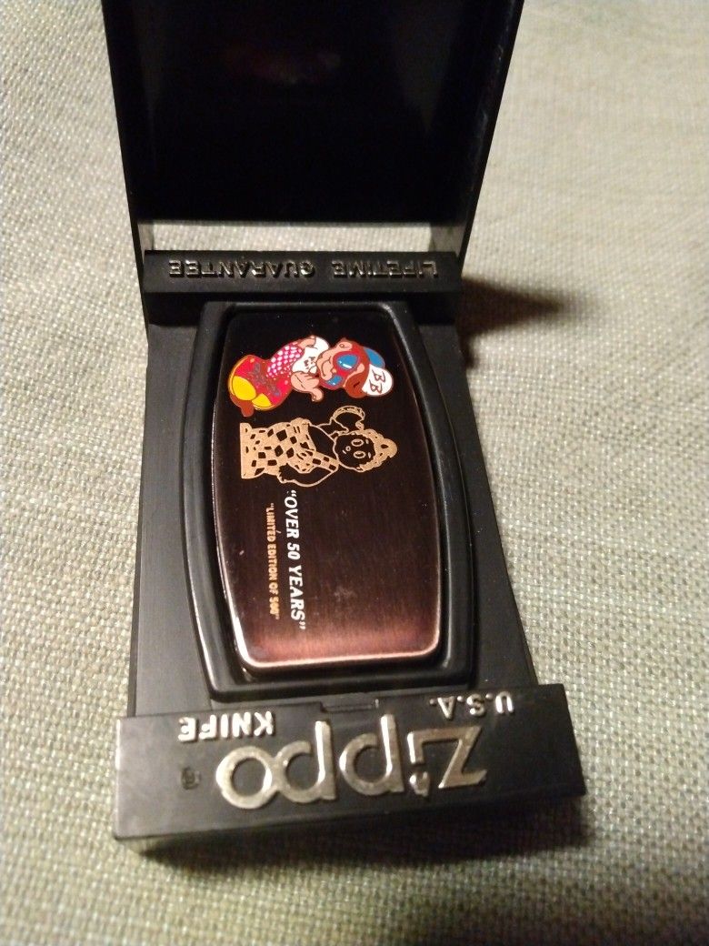 Zippo Ltd Edition Bob's Big Boy π° Money Clip