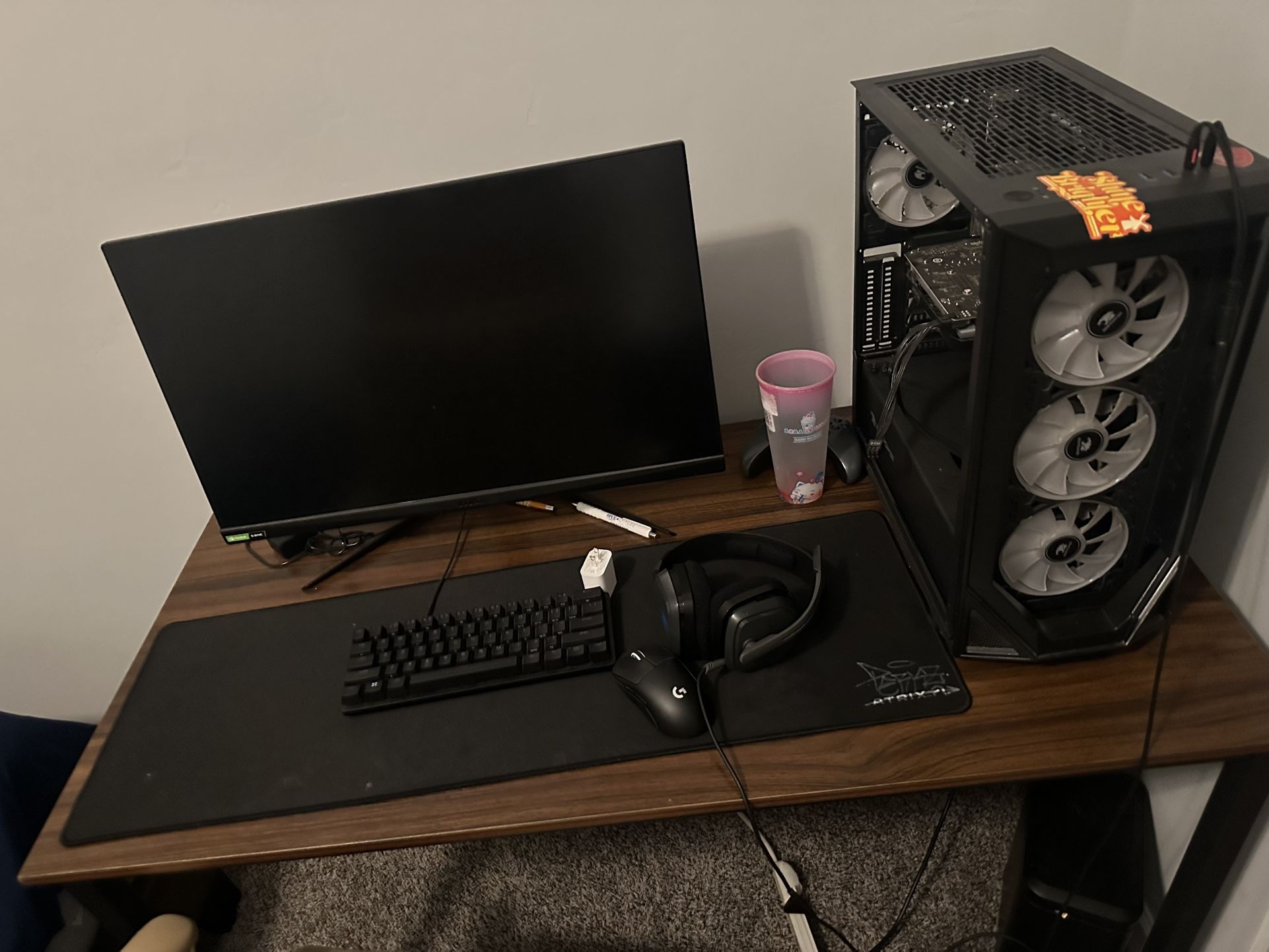 everything on the desk is for sale