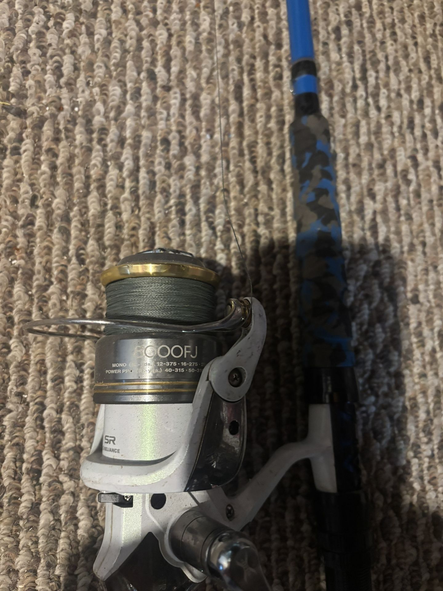 Mad Katz Panther Fishing Rod With Shimano 8000FJ Reel