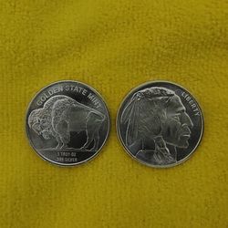 1 oz 0.999 Pure Silver Round Coin