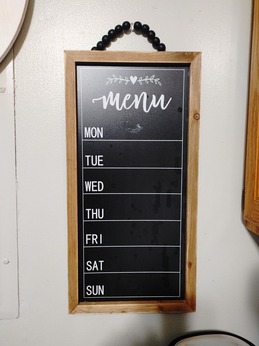 Chalkboard Menu Sign