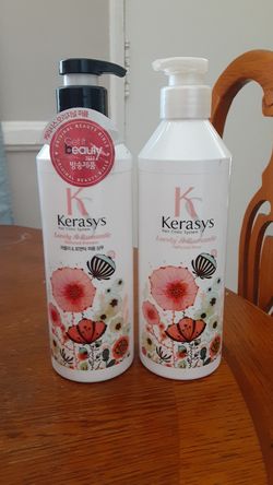 Kerasys perfumed shampoo and rinse