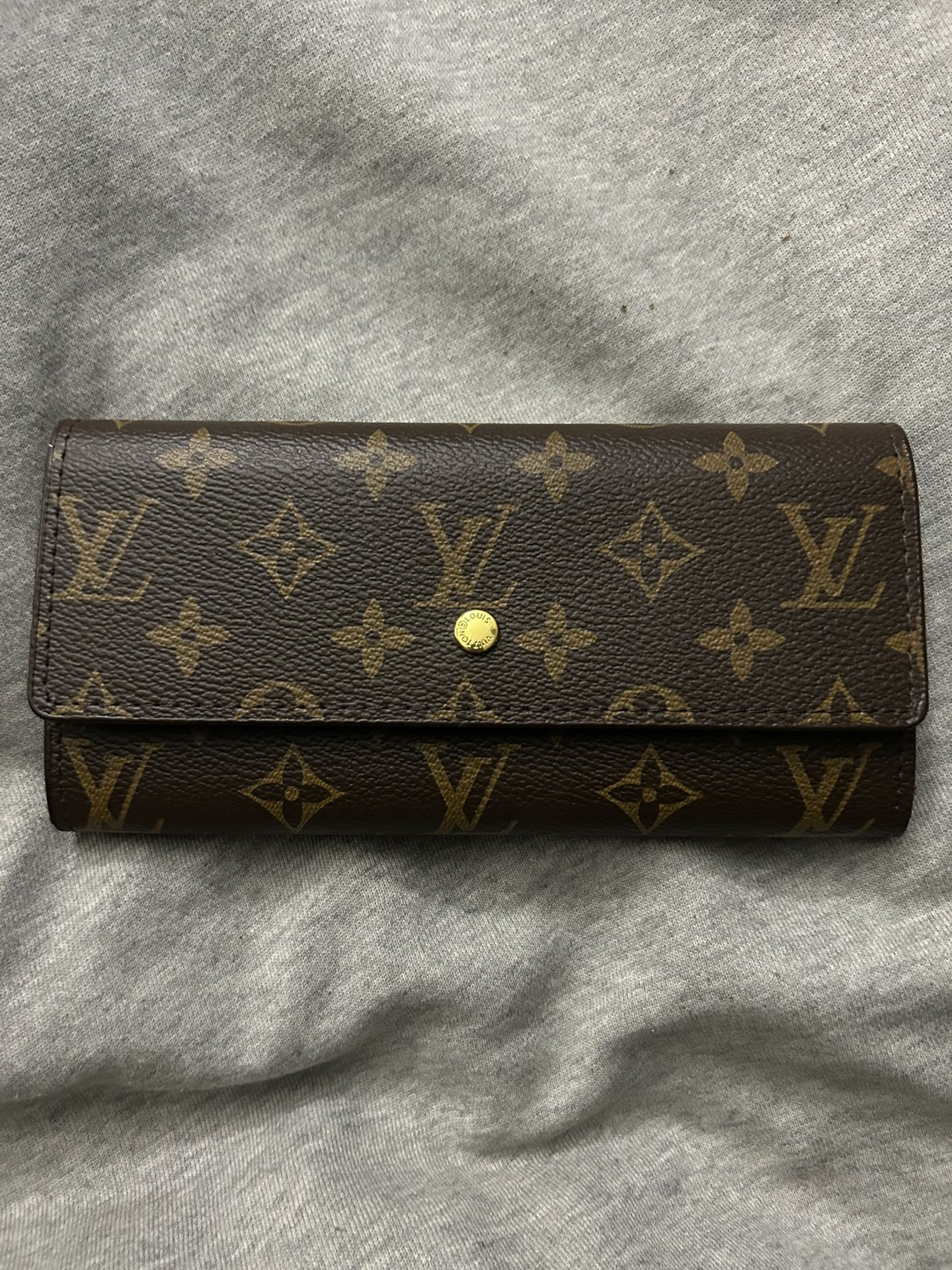 Louise Vuitton Long Wallet Monogram Brown