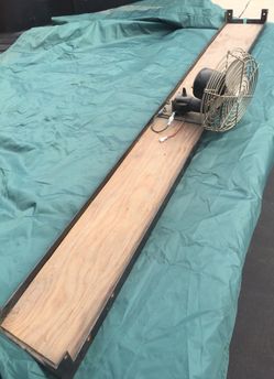 Toyota Land Cruiser FJ40 HJ45 FJ45 Overhead shelf with fan