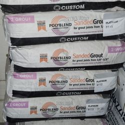Polyblend Sanded Grout Platinum (7 bags)