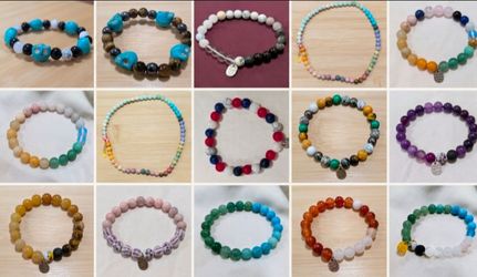 "Two for $15" or "$8.00 Each" Gemstone Bracelet