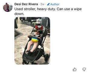 Black Full-Size Baby Stroller
