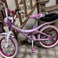Girls Pinkalicious Bike With Bell And Accessories 16”