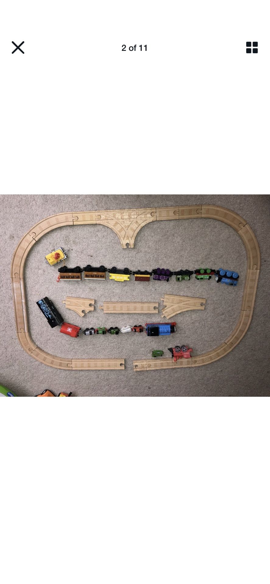 Thomas The Train 2 Sets Wooden Track Set with Trains Bridges Thomas And Friends