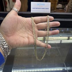 14k Cuban Chain SOLID 🎅 We Buy Gold 14k $70 X Gram