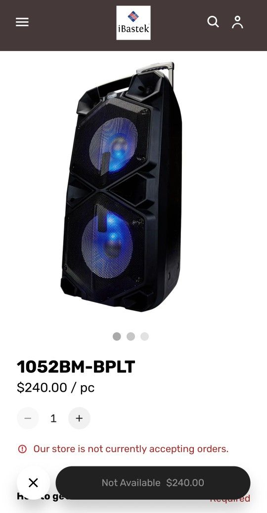 Dual 10 Inch Speaker