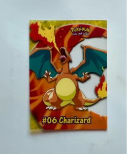 #06 Charizard Topps TV Animation Pokemon Pokémon Card 2000 PC3