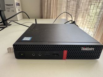 Lenovo Thinkcentre M720q, i5-8600t, 8 GB DDR4, 256 GB SSD, WiFi and BT, Windows 11 Pro