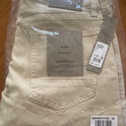 Hudson Slim Straight Premium Italian Fabric Pants 