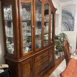 Solid oak china cabinets for sale deals