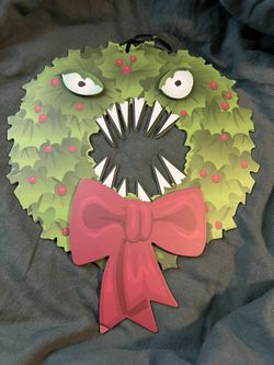 The Nightmare Before Christmas Monster Wreath Wall Art