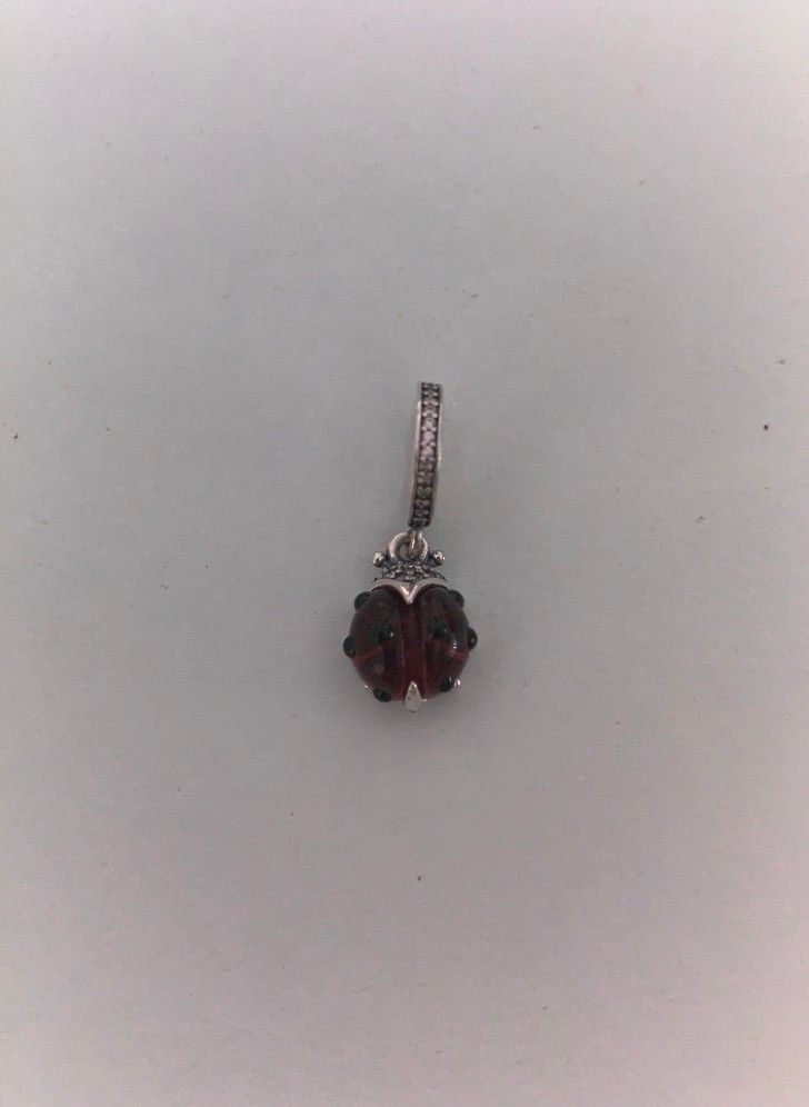 Pandora Red Ladybird Dangle Charm