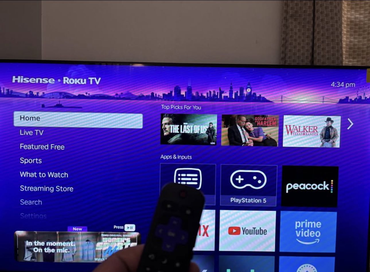 40in Tv with Remote