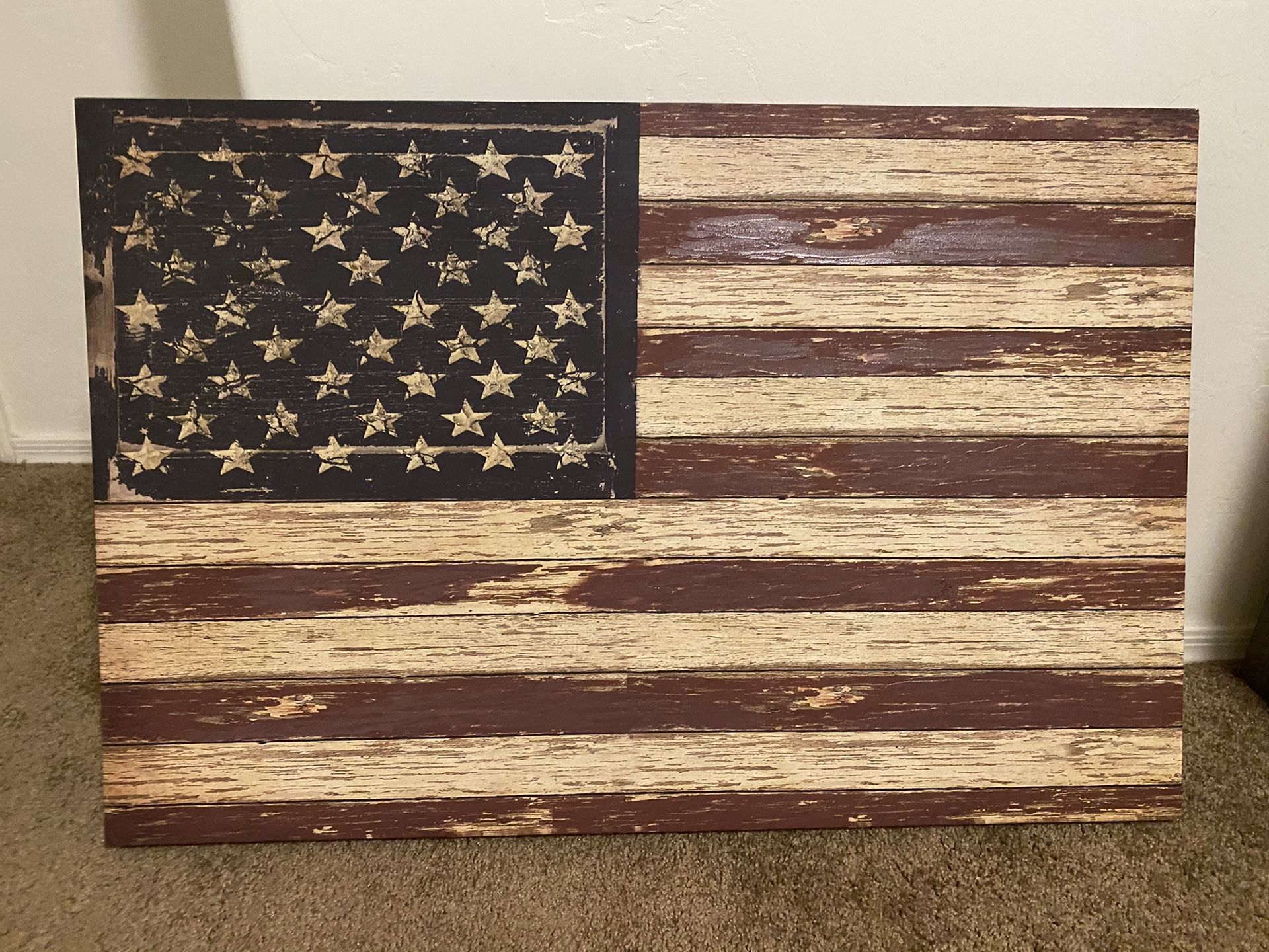 American flag decor