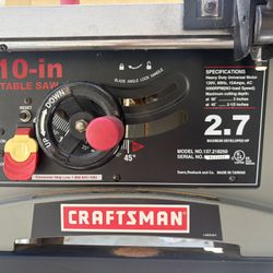 Craftsman Table saw 